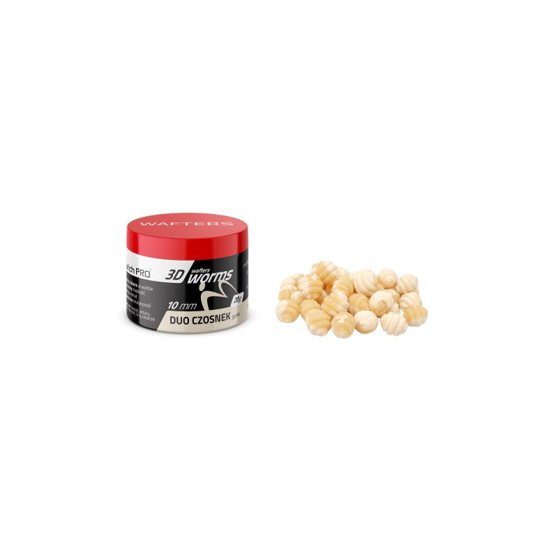 3D WORMS WAFTERS DUO GARLIC 10mm 20g MATCHPRO